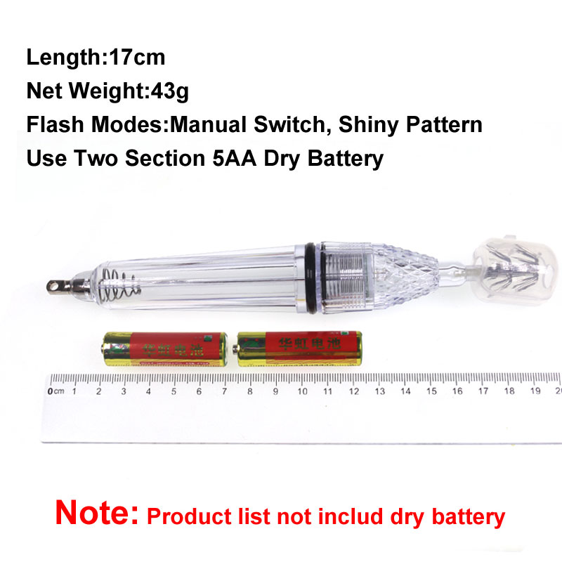 1pc 12cm 17cm 5AA Battery LED  - Fishing Boat Navigation Light ulasan dan harga