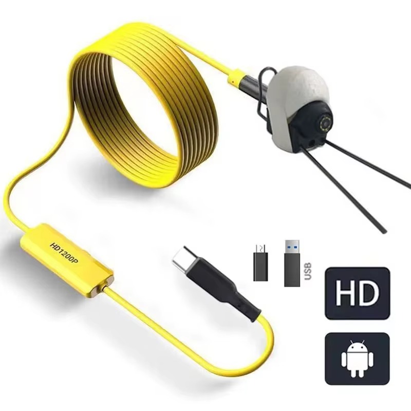 Yellow Cable Fish Finder Sonar - Fishing Boat Depth Finder ulasan dan harga