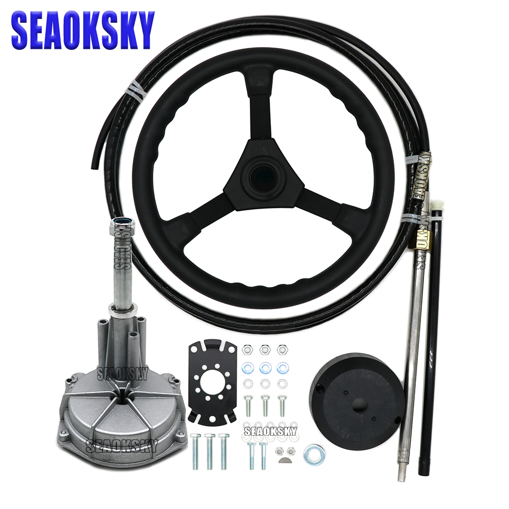 Outboard Boat Steering System  - Fishing Boat Steering Wheel ulasan dan harga