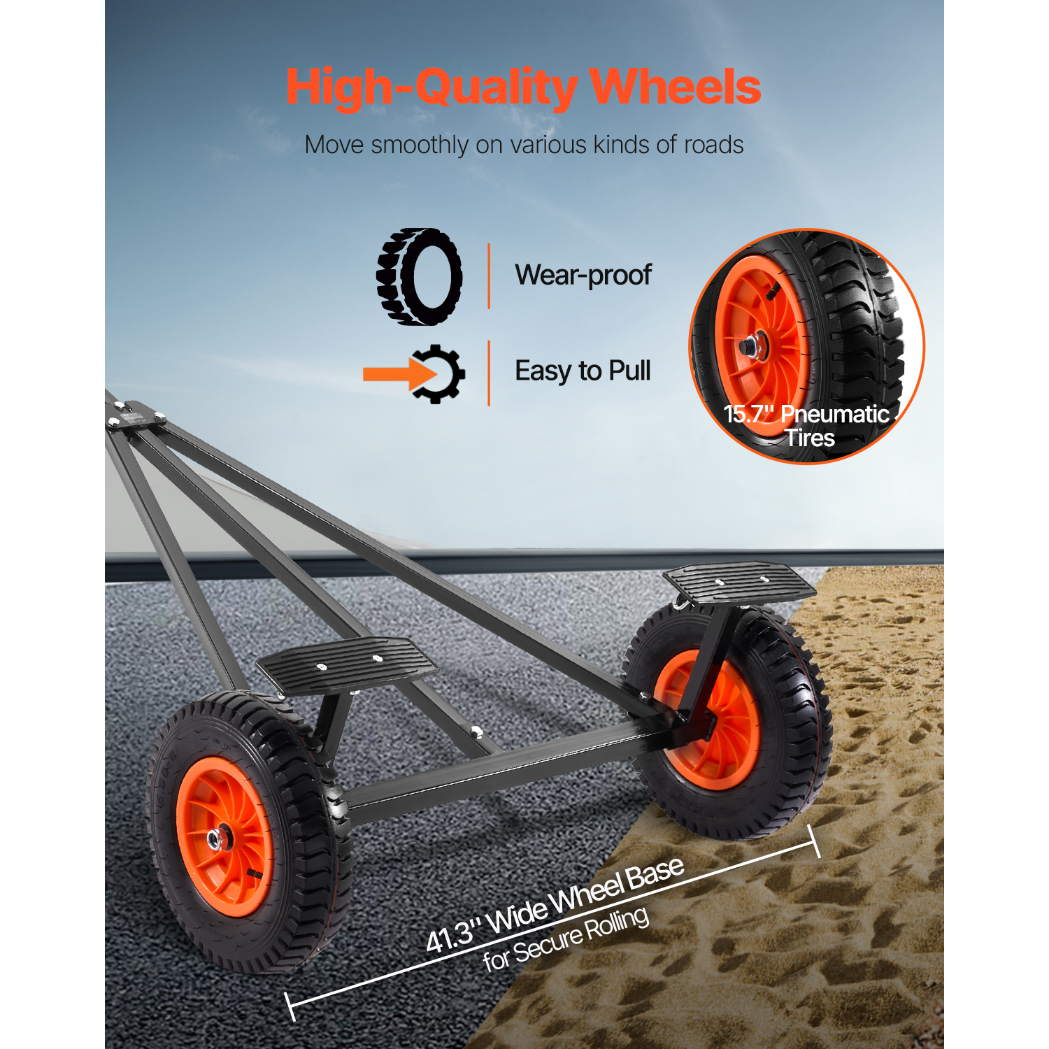 SucceBuy 420lbs Boat Trailer D - Fishing Boat Trailer ulasan dan harga