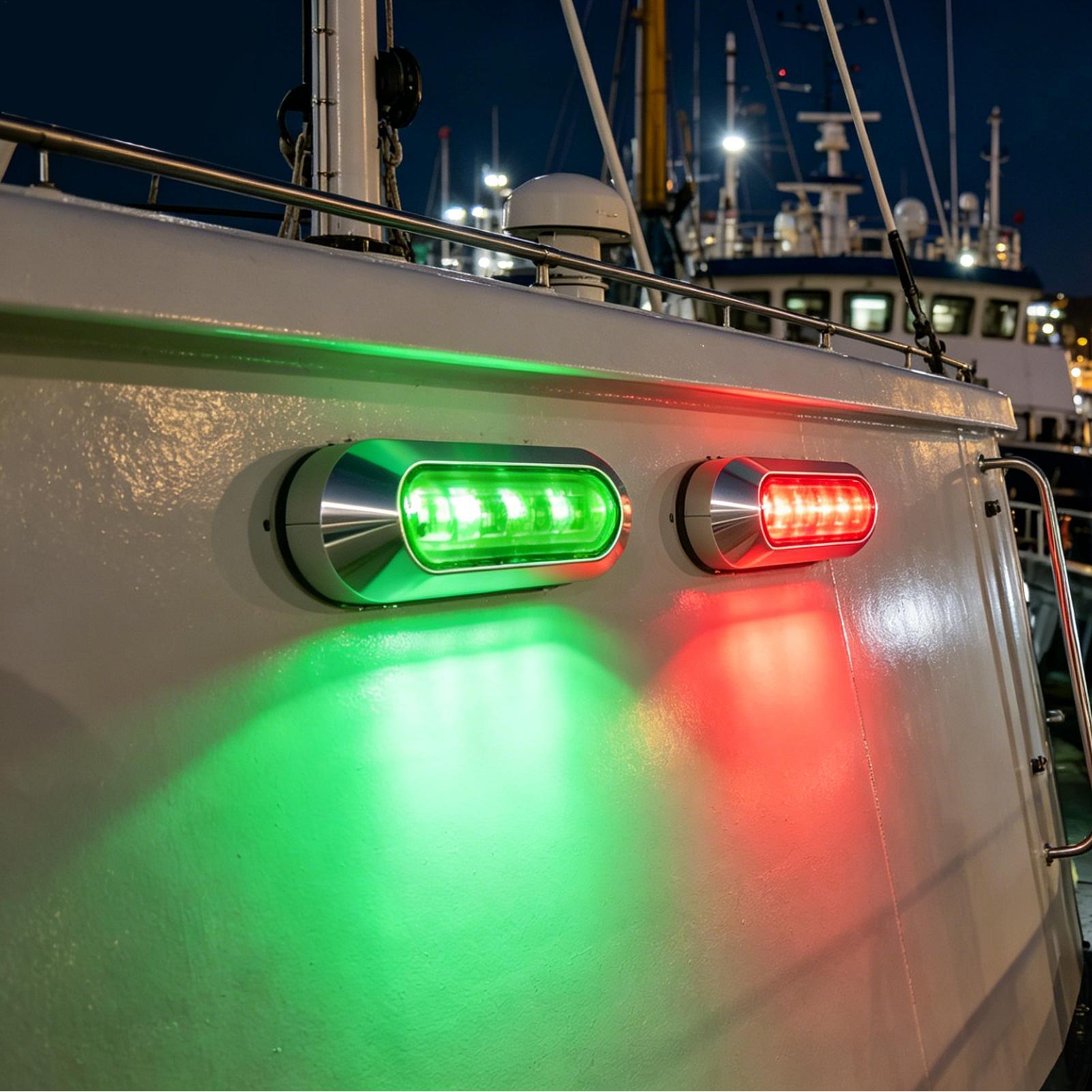 2Pc 12-24V LED Marine Navigati - Fishing Boat Navigation Light ulasan dan harga