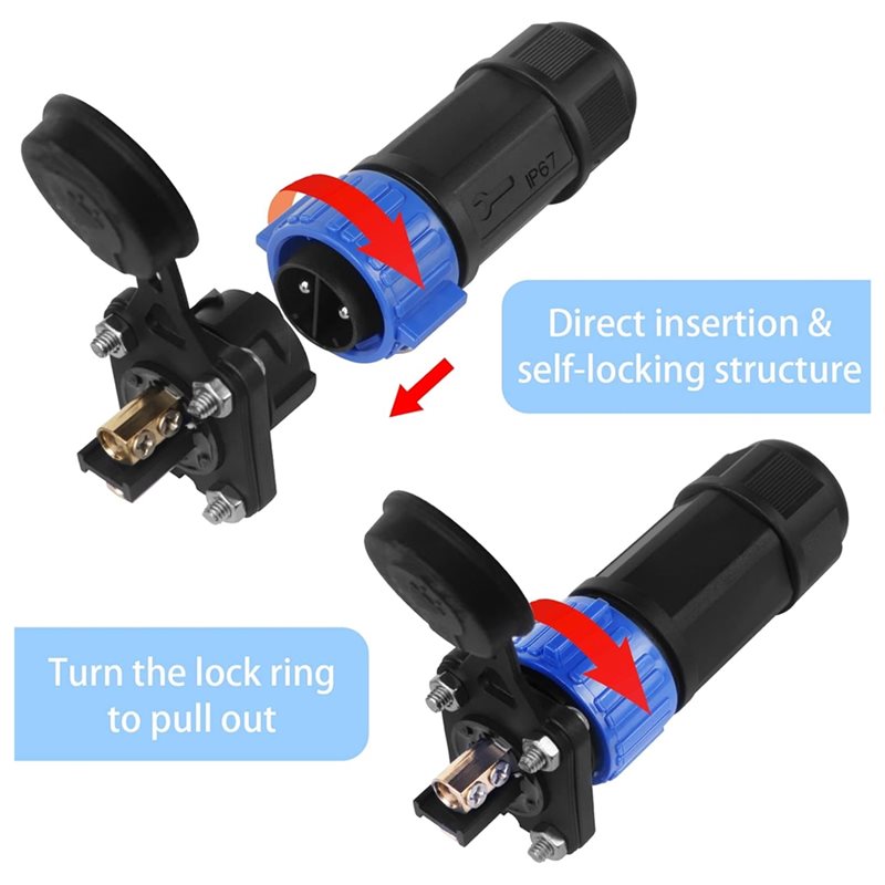 Trolling Motor Plug Set, Water - Fishing Boat Trolling Motor ulasan dan harga