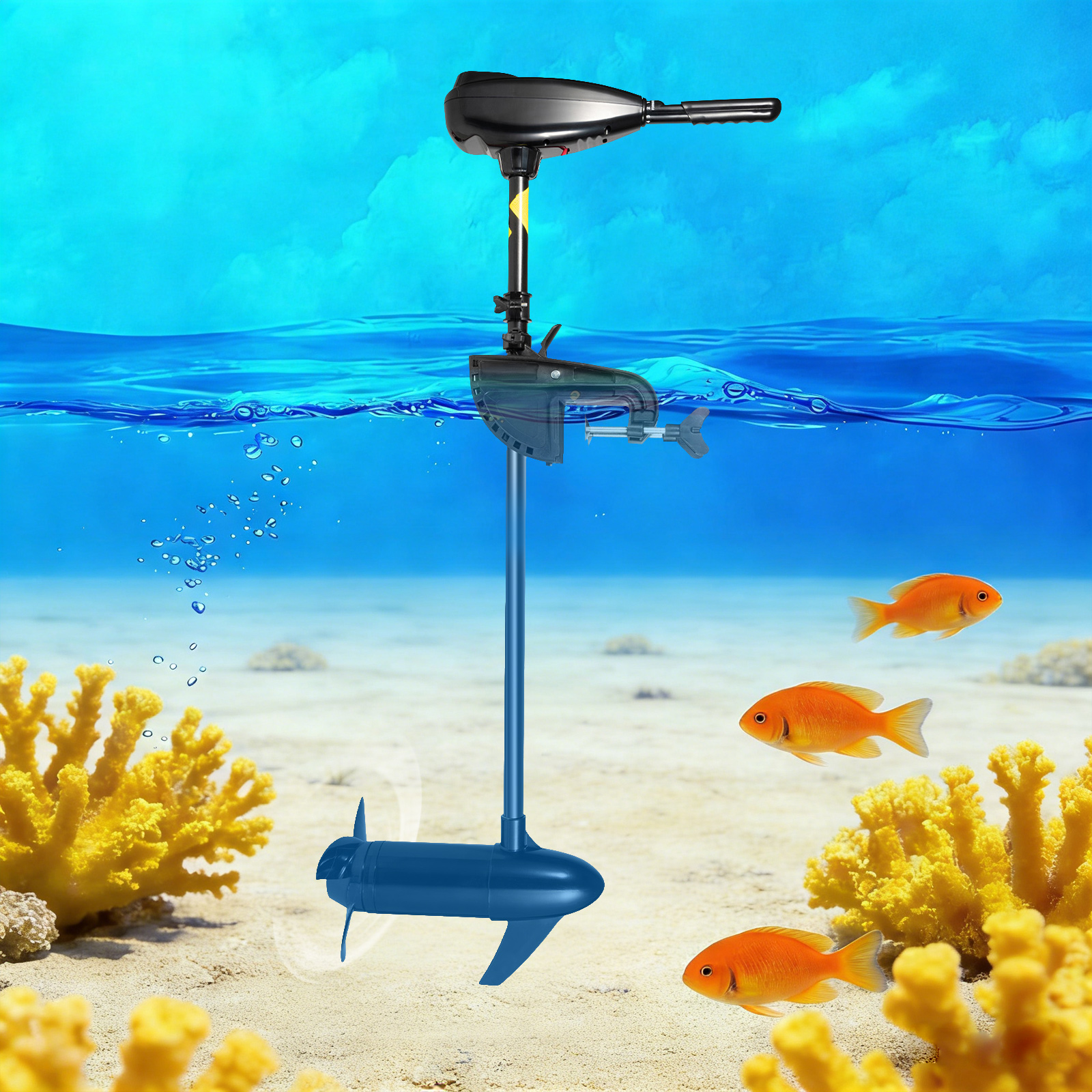 626W 12V Electric Trolling Out - Fishing Boat Trolling Motor ulasan dan harga