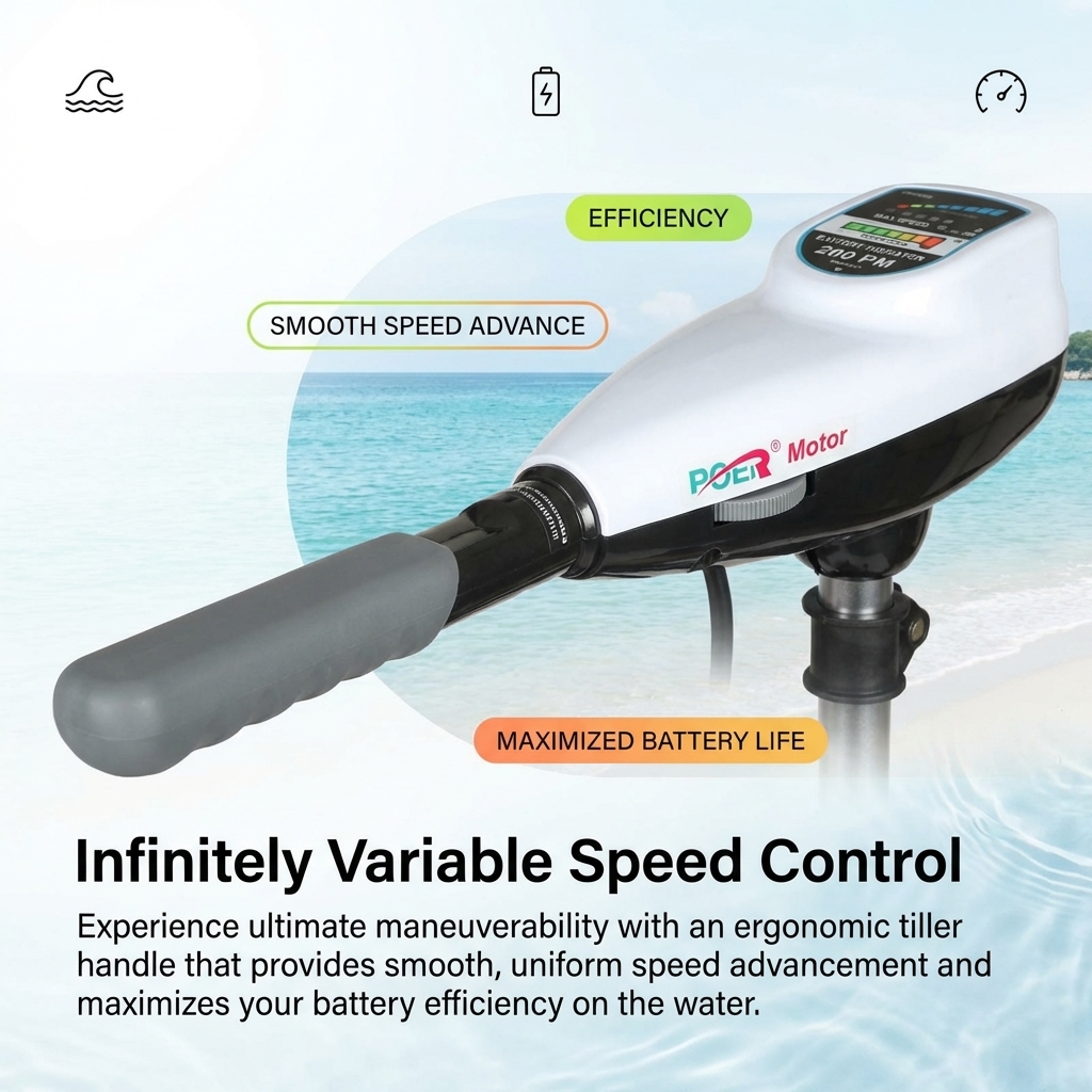 240LBS 300LBS High Thrust Brus - Fishing Boat Outboard Motor ulasan dan harga