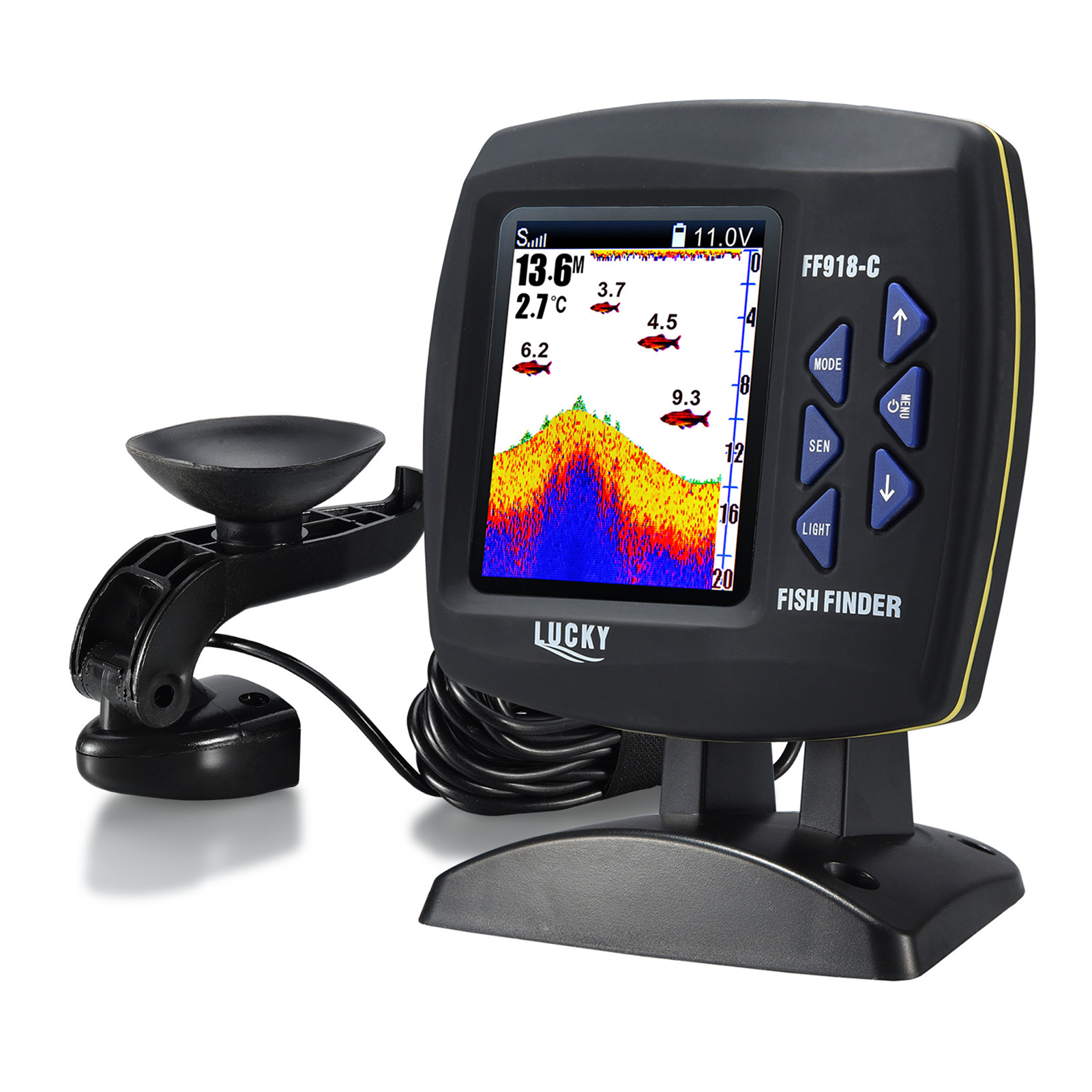 Portable Fish Finder Wireless  - Fishing Boat Depth Finder ulasan dan harga