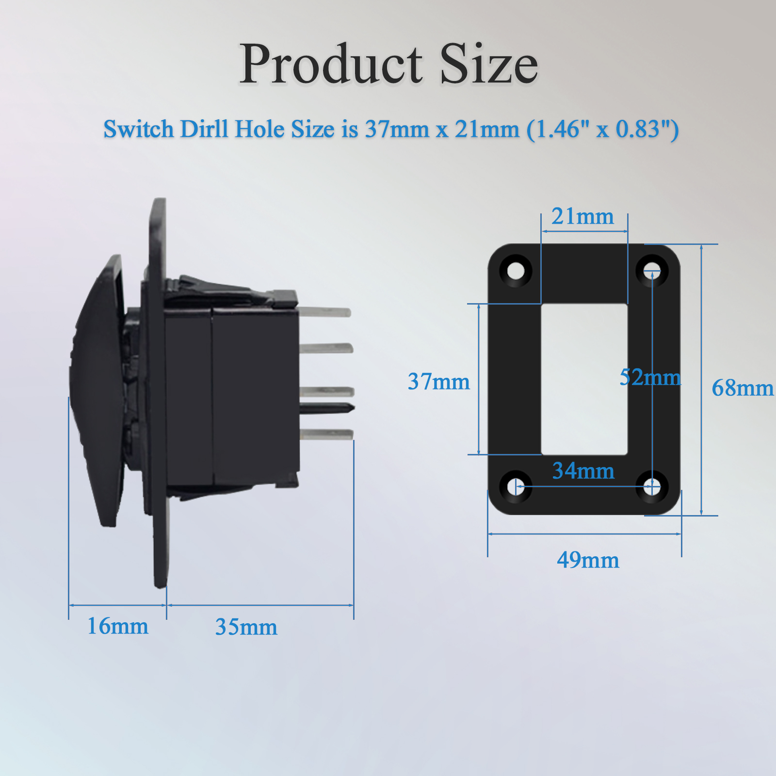 3 Way Bilge Pump Rocker Switch - Fishing Boat Bilge Pump ulasan dan harga