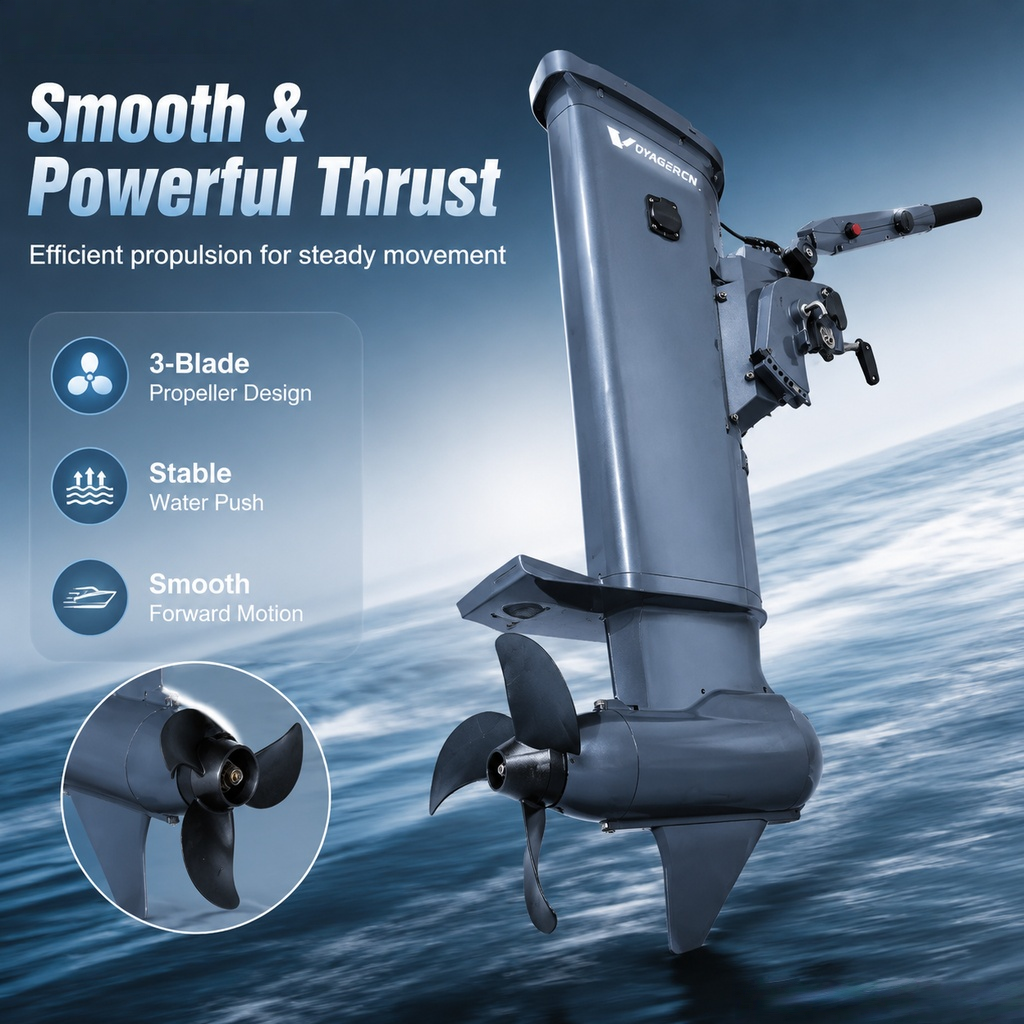 GPS Enabled 1500W 5HP 48V Elec - Fishing Boat Gps ulasan dan harga