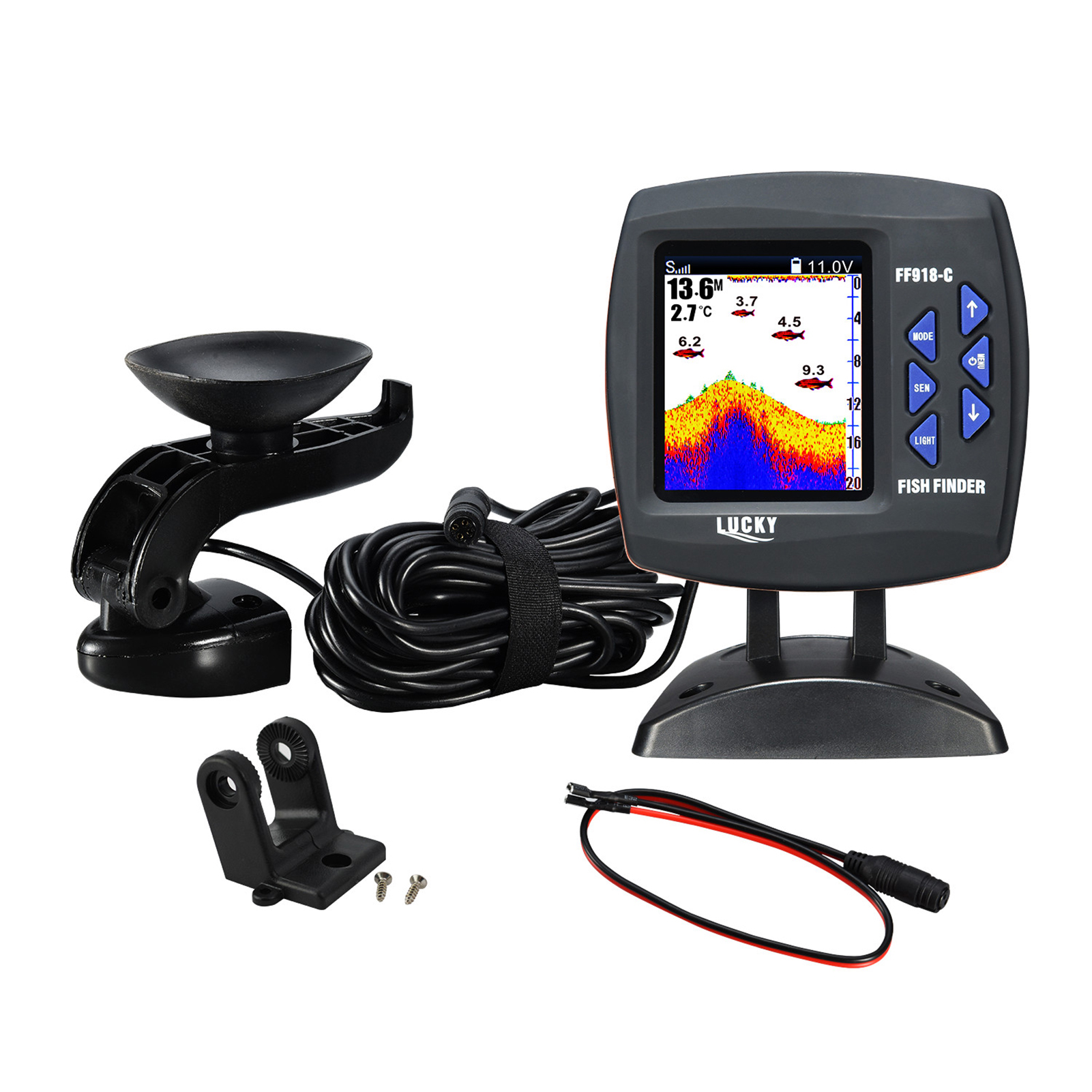 Fish Finder Wireless Sonar Sen - Fishing Boat Depth Finder ulasan dan harga
