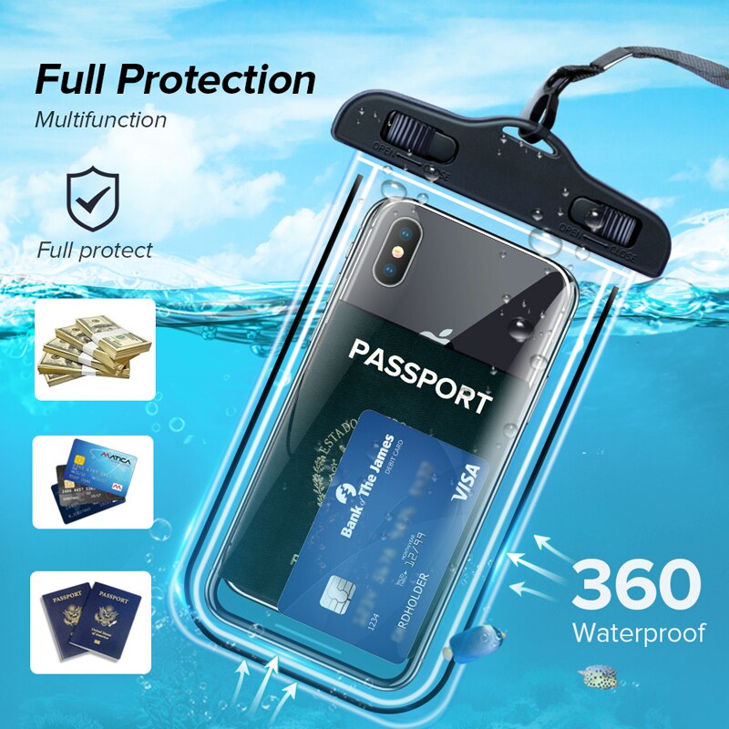IP68 Universal Waterproof Phon - Fishing Boat Cover ulasan dan harga