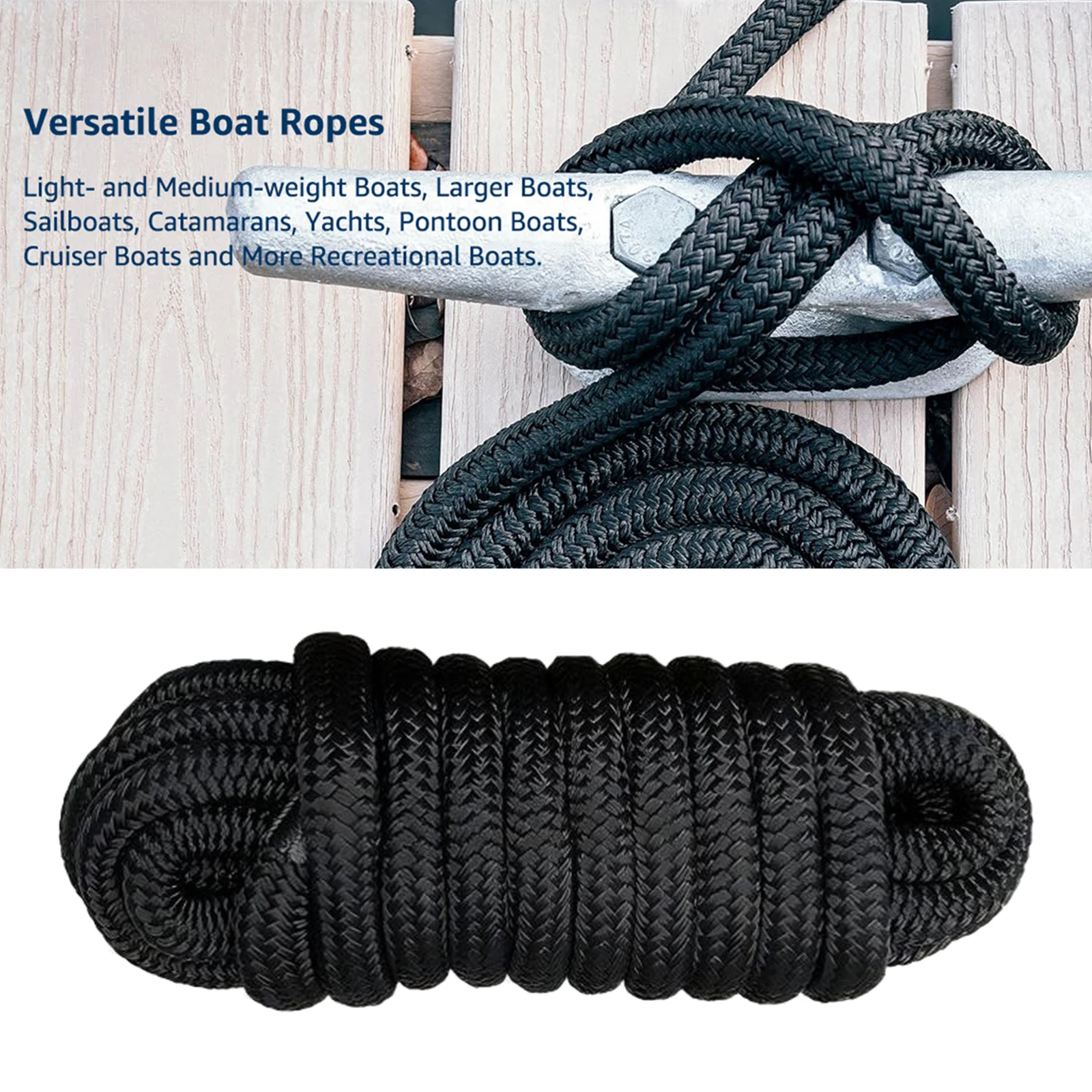 Marine Dock Rope Nylon Docking - Fishing Boat Paddle ulasan dan harga