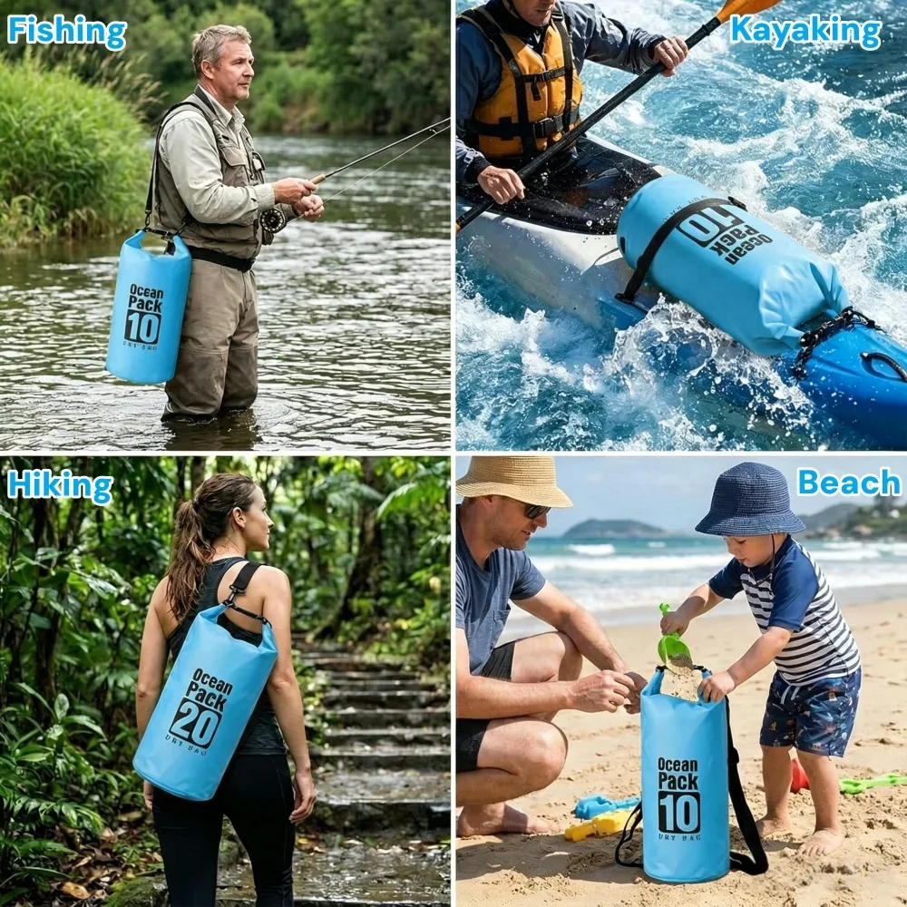 500D Waterproof Dry Bag Floati - Fishing Boat Oar ulasan dan harga