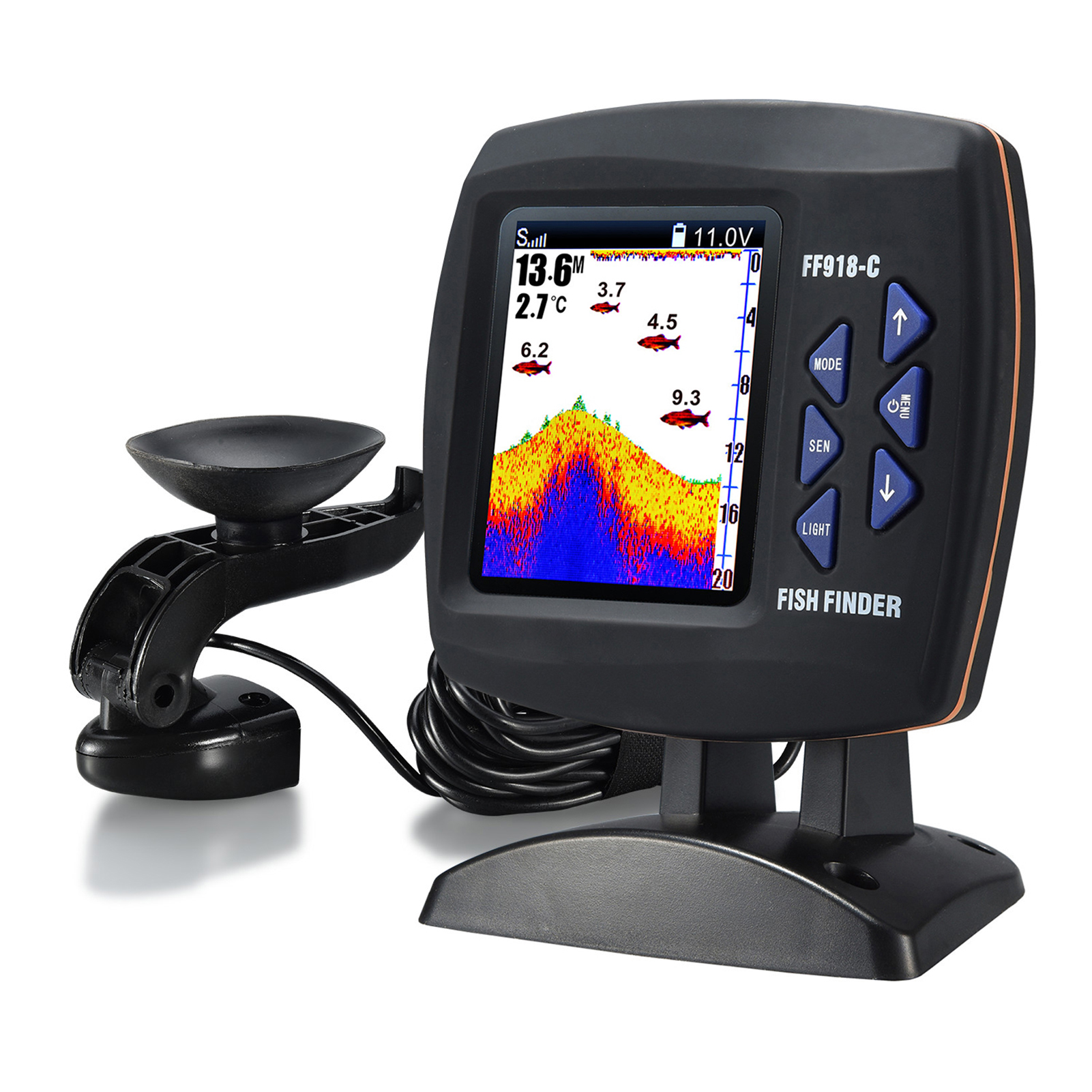 Portable Fish Finder Wireless  - Fishing Boat Depth Finder ulasan dan harga