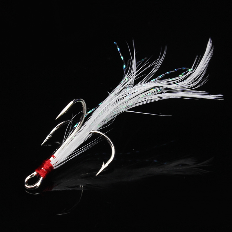5pcs 4#6#Tied hair three ancho - Fishing Boat Anchor ulasan dan harga