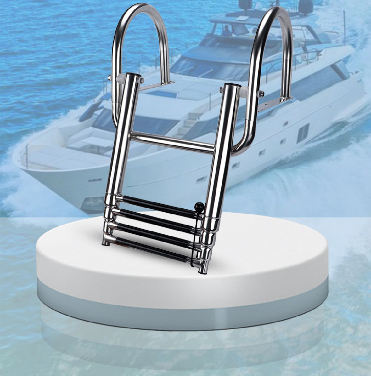 Exploration Boat Ladder Stainl - Fishing Boat Steering Wheel ulasan dan harga