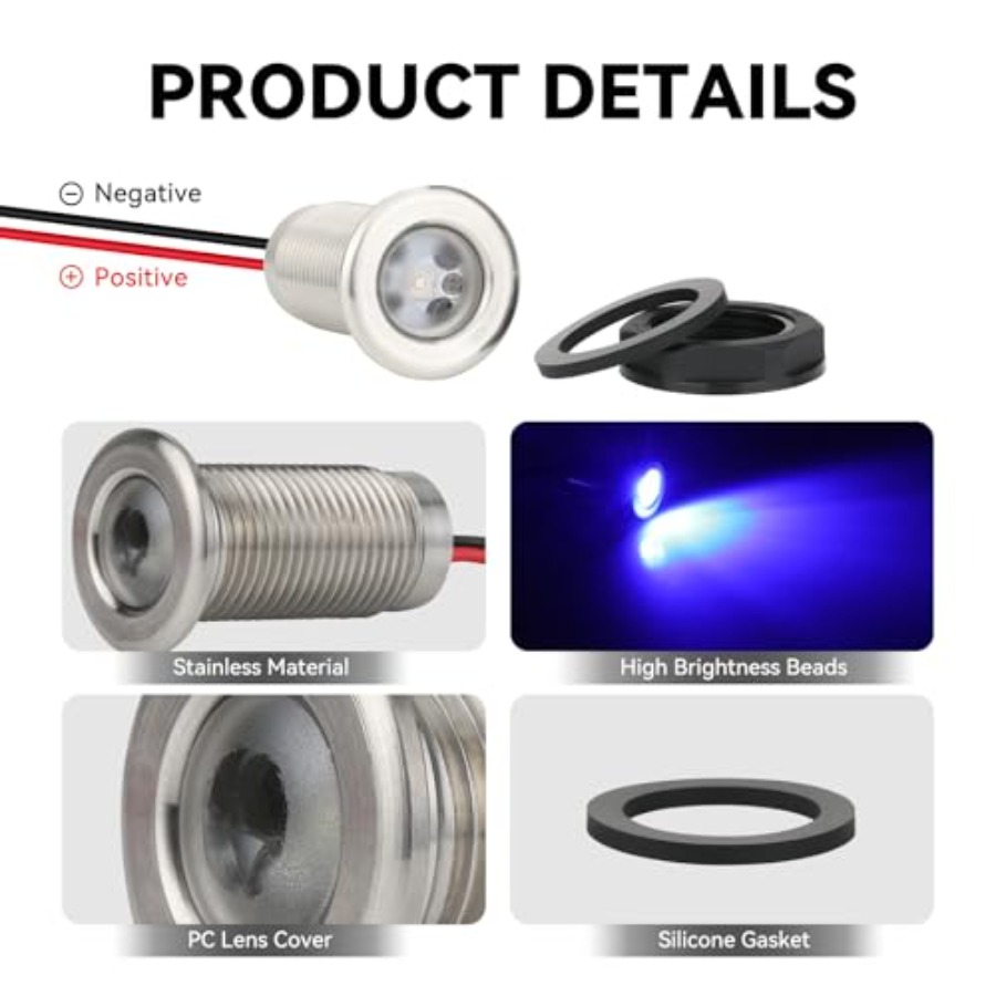 Boat Interior Lights Waterproo - Fishing Boat Navigation Light ulasan dan harga
