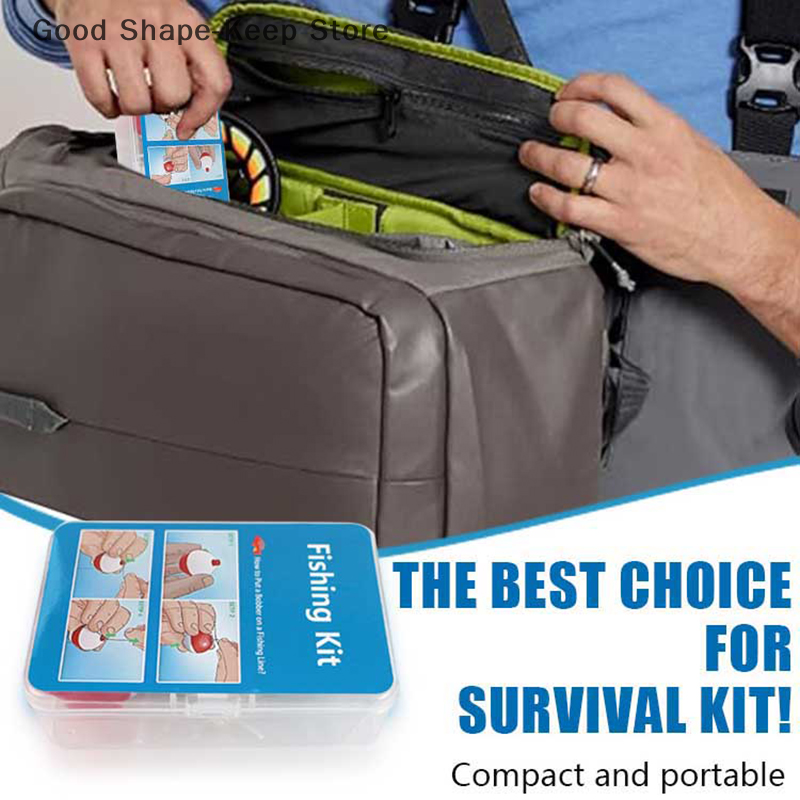 24Pcs Emergency Fishing Kit Po - Fishing Boat Oar ulasan dan harga